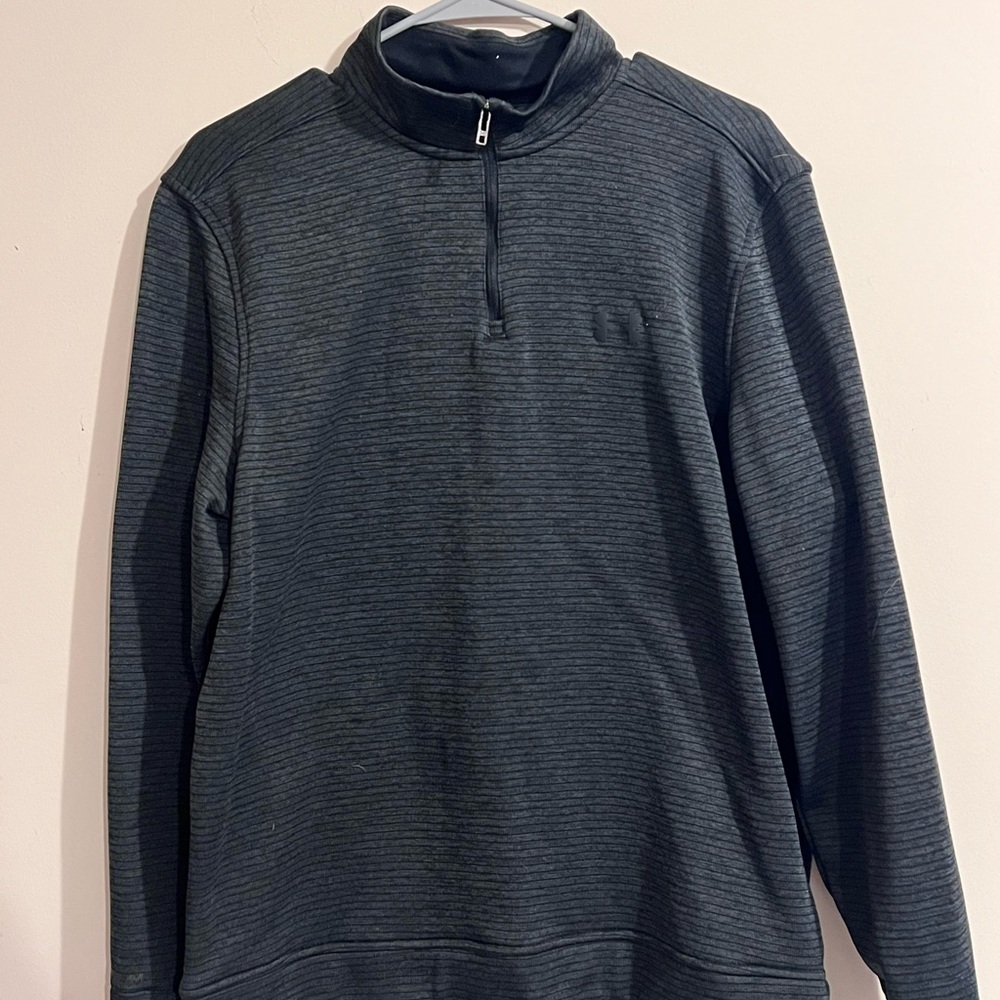 Under Armour Men's Charcoal Zip-Up Sweater